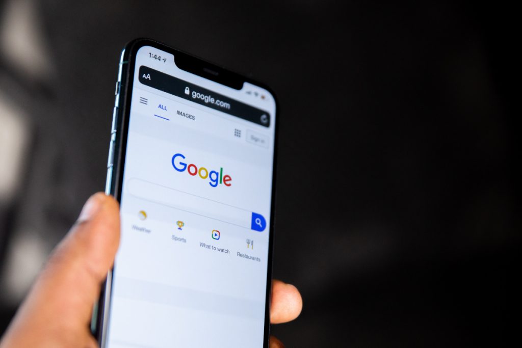 Google Search Home Page